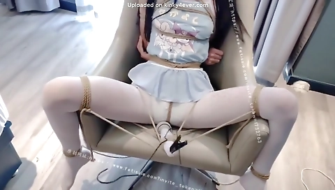 Sexy girl with big black claima and colleagu extras rodney