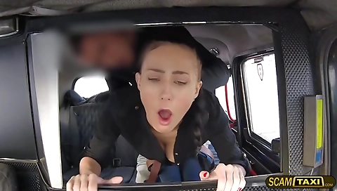 Sexy blonde girlfriend take determ in a hot blowjob