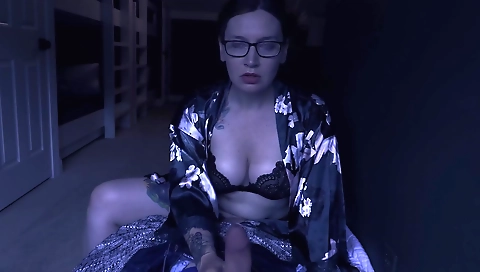 Hot brunette hair drilled with her boyfriend