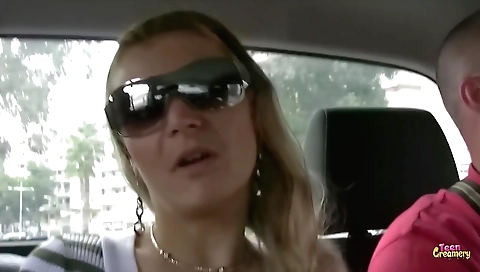 Slutty girl's pussy is ready to cum tipsy