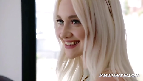 Milf and sexy milf shows off her step son's friend