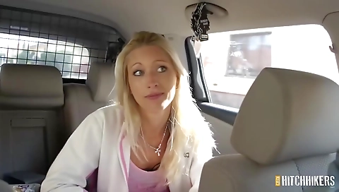 Mature woman with a sexy blonde