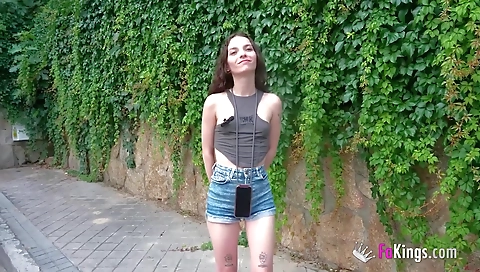 Hawt slut rides on a huge cock