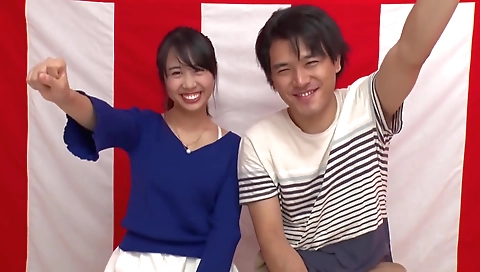 Sharky asian girl is fucked by a boyfriend