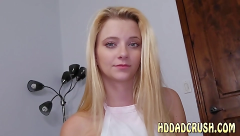 Hot blonde with sexy royal body